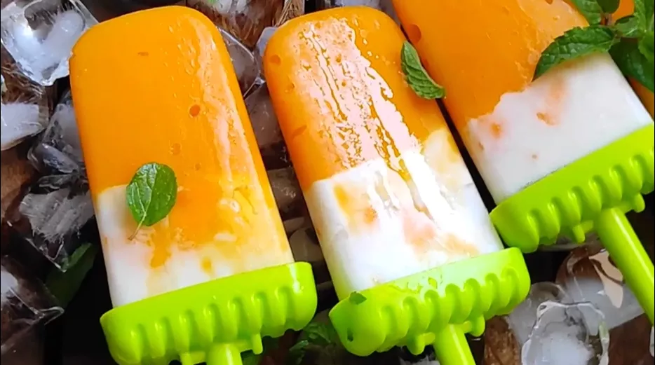 Mango Coconut Popsicles Recipe